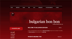 Desktop Screenshot of bulgarianbonbon.com
